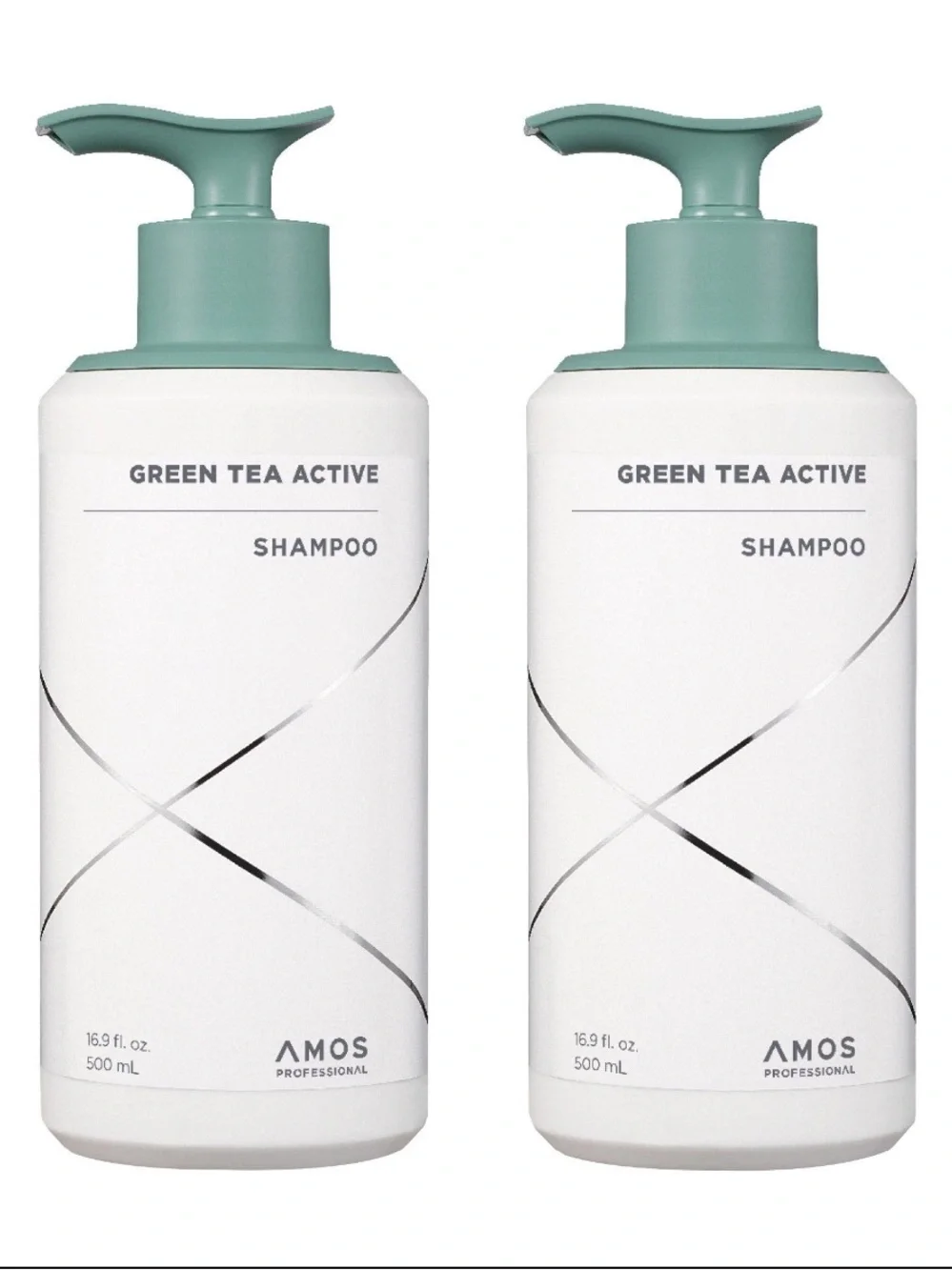 AMOS Professional Green Tea Active Shampoo 2-pack
